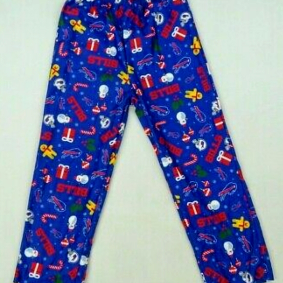 BUFFALO BILLS NFL TEAM APPAREL YOUTH HOLIDAY 2 PIECE PJ SET - Picture 5 of 5